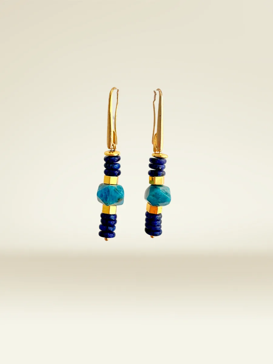 Line Blu Küpe